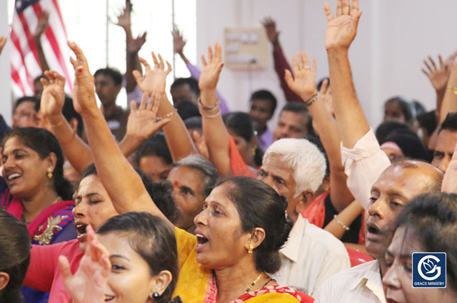 Hundreds gathered to the One Day Fasting prayer organized by Grace Ministry at it's Prayer Center at Balmatta, Mangalore here on October 12th, Friday 2018. 